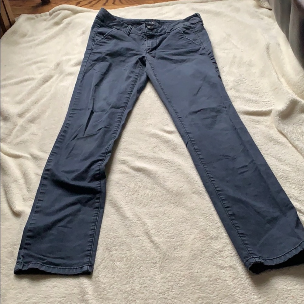 Navy blue jeans